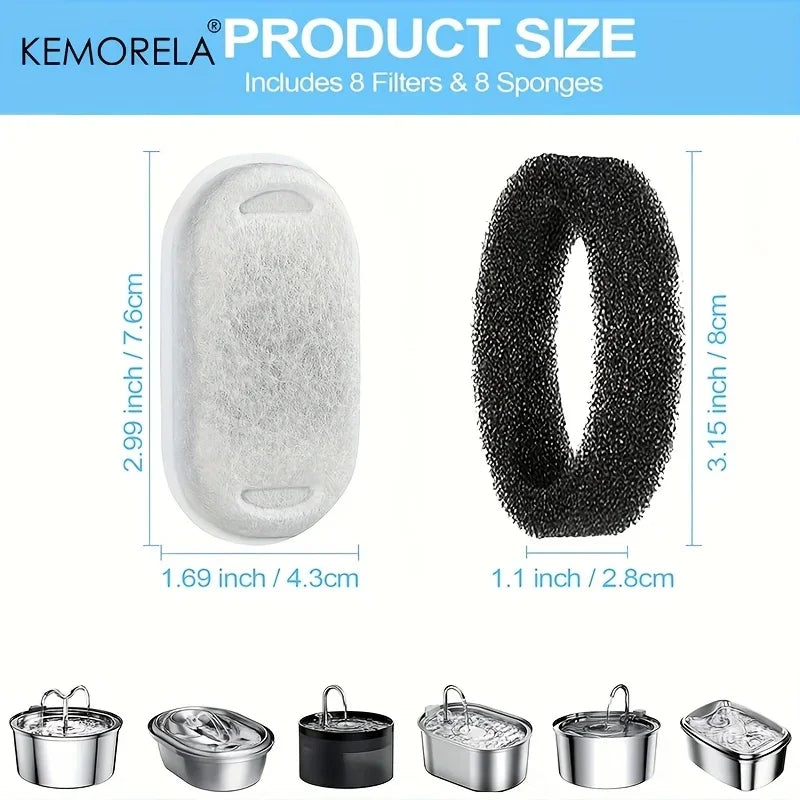 Replacement Filters for Cat Water Fountain