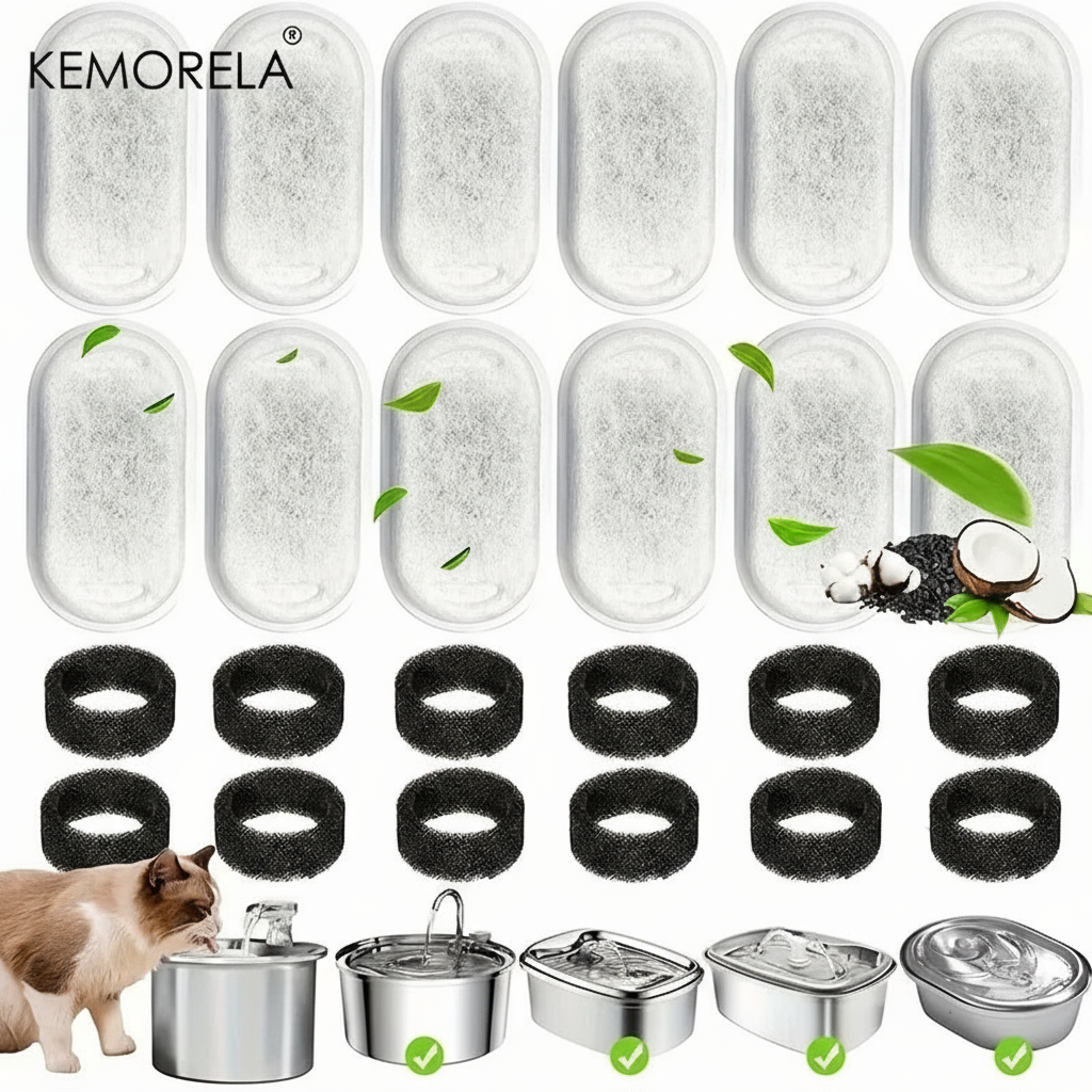 Filtros de repuesto para bebederos de agua para gatos